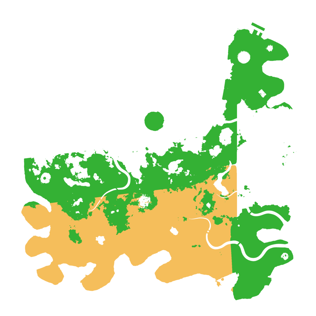 Biome Rust Map: Procedural Map, Size: 4500, Seed: 1064826376