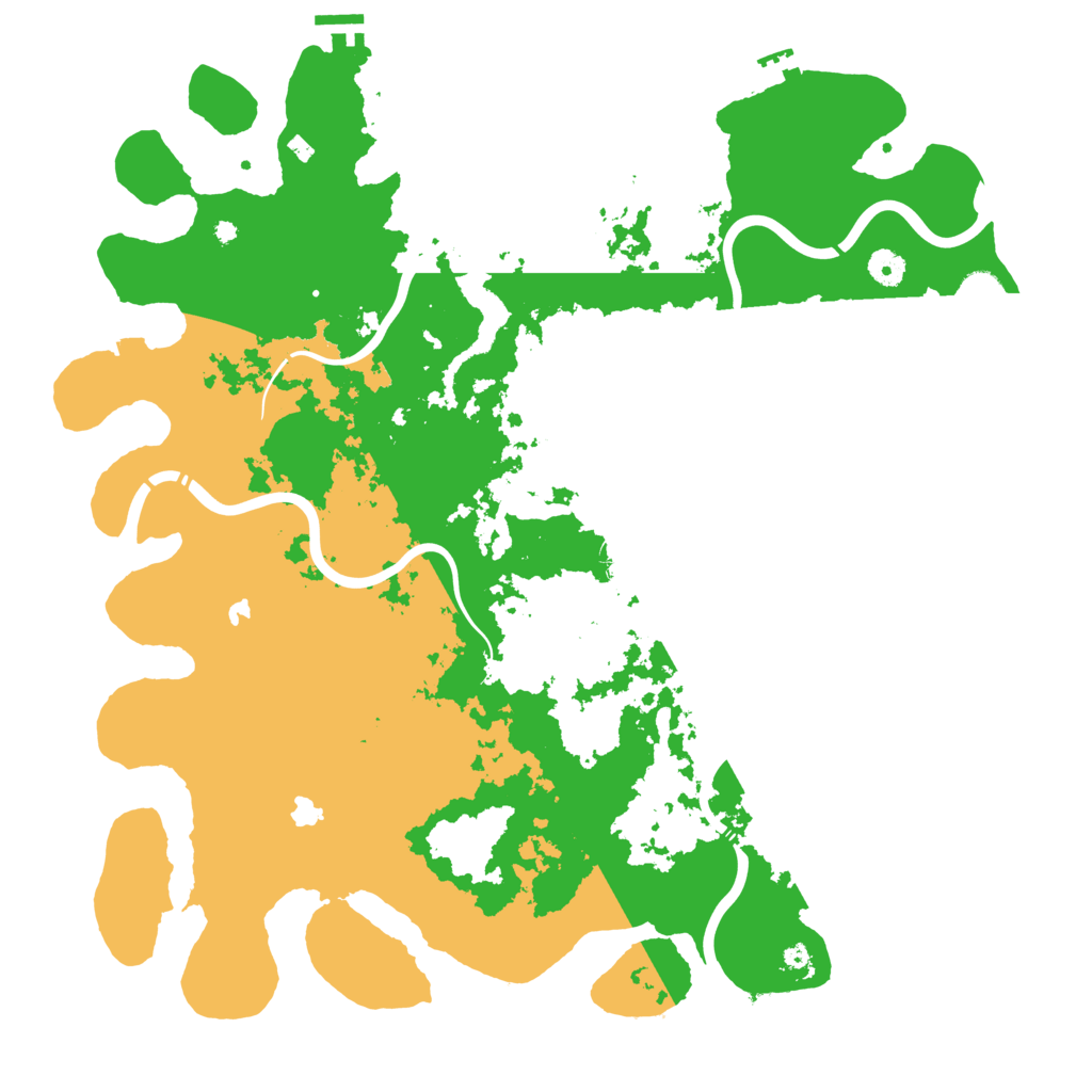 Biome Rust Map: Procedural Map, Size: 4500, Seed: 15899