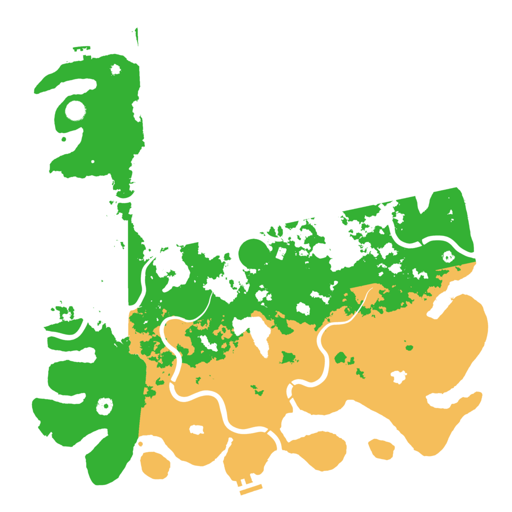 Biome Rust Map: Procedural Map, Size: 4500, Seed: 354656379