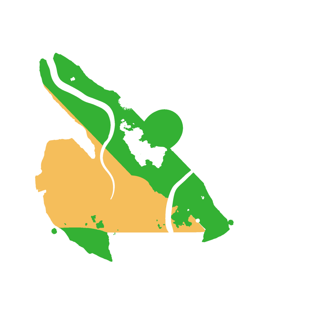 Biome Rust Map: Procedural Map, Size: 2200, Seed: 1830579022