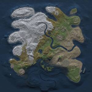 Thumbnail Rust Map: Procedural Map, Size: 3250, Seed: 17762, 13 Monuments