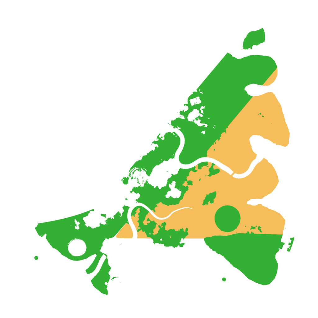 Biome Rust Map: Procedural Map, Size: 3250, Seed: 17762