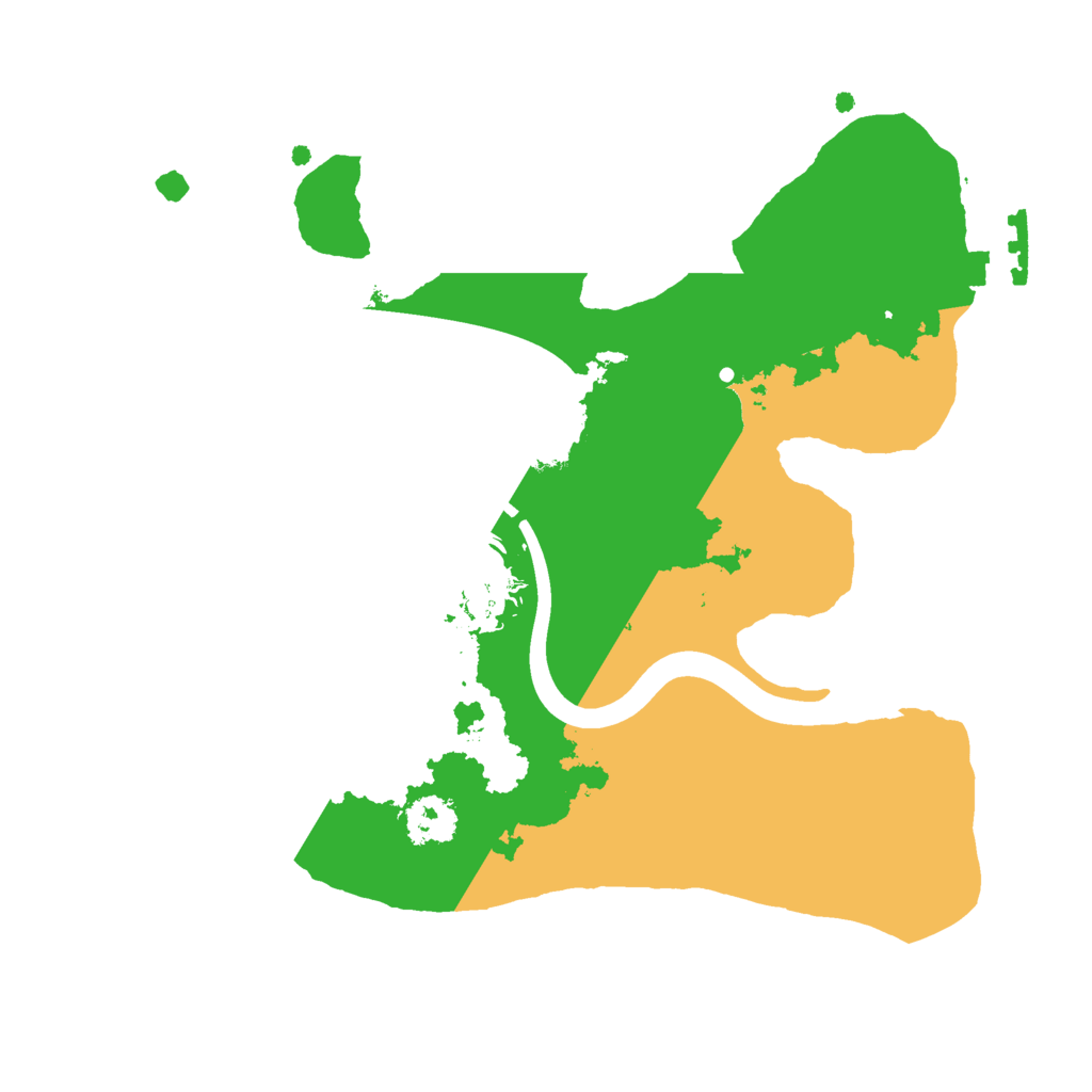 Biome Rust Map: Procedural Map, Size: 2200, Seed: 125902393