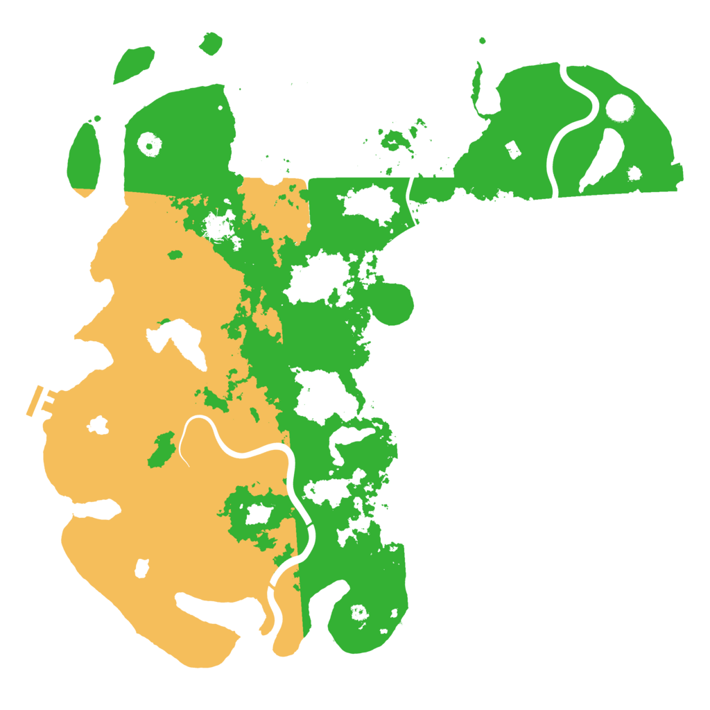 Biome Rust Map: Procedural Map, Size: 4500, Seed: 1724178547
