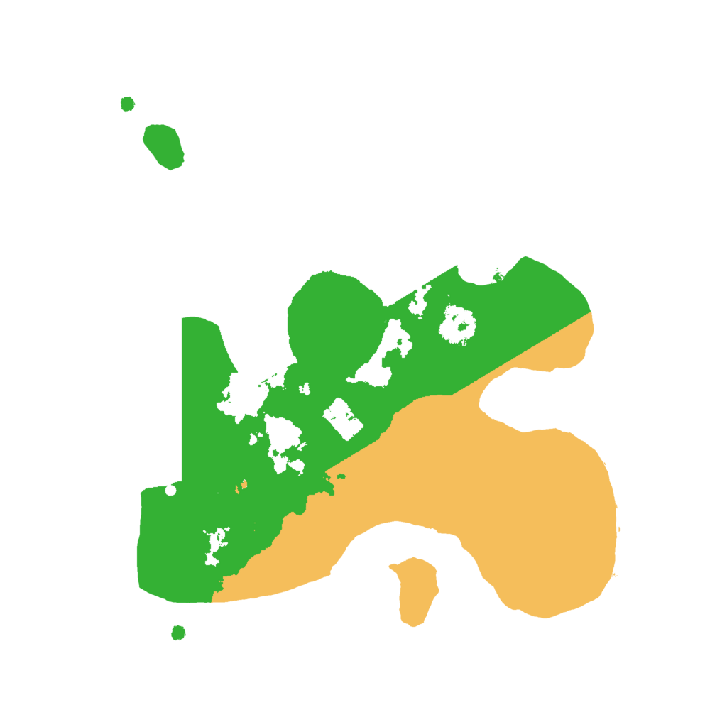 Biome Rust Map: Procedural Map, Size: 2000, Seed: 206805277