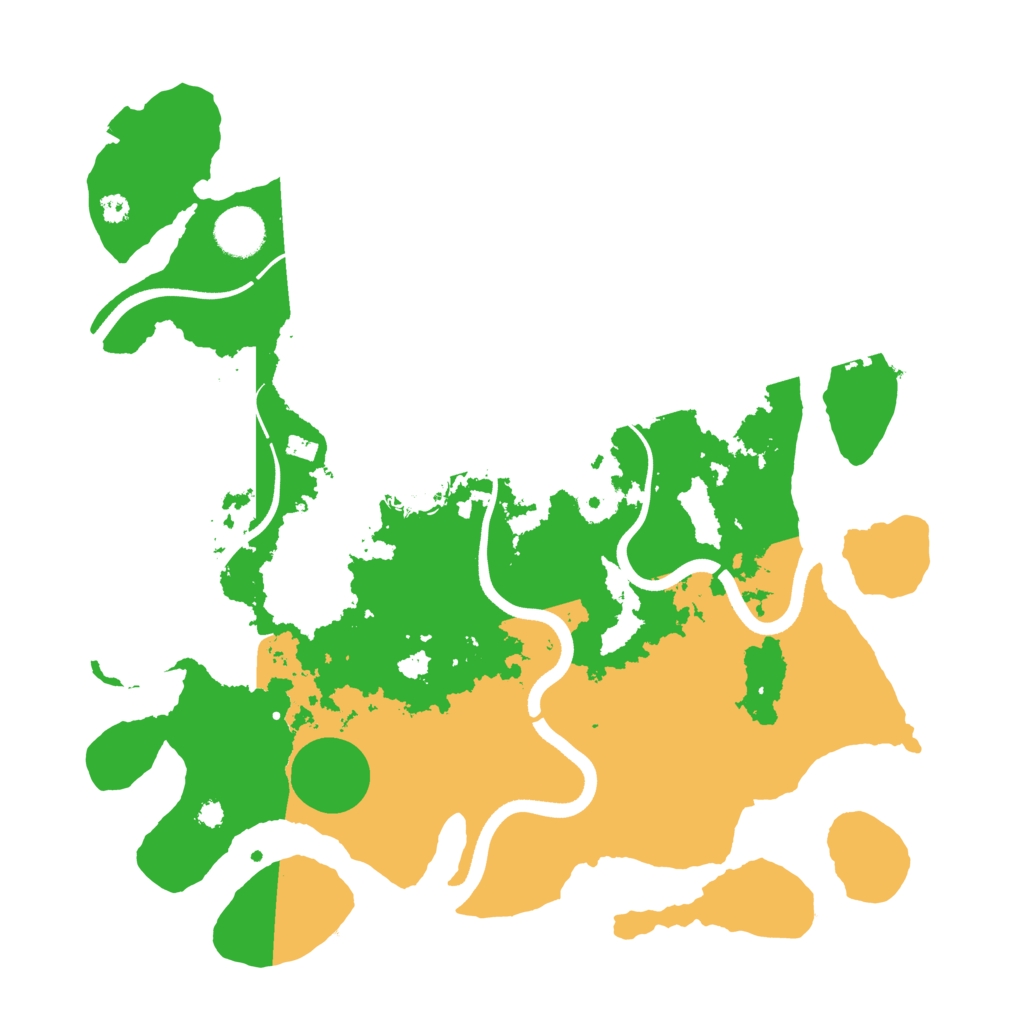 Biome Rust Map: Procedural Map, Size: 3600, Seed: 766