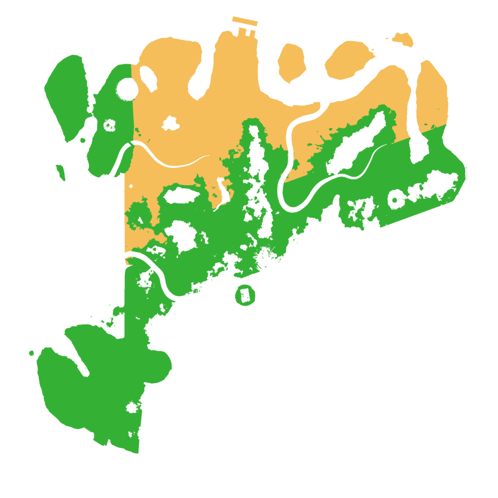 Biome Rust Map: Procedural Map, Size: 4000, Seed: 1196868947