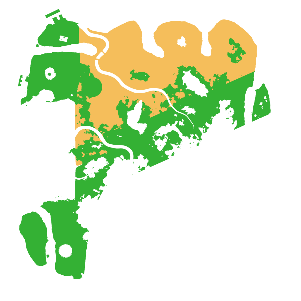 Biome Rust Map: Procedural Map, Size: 4000, Seed: 495667788