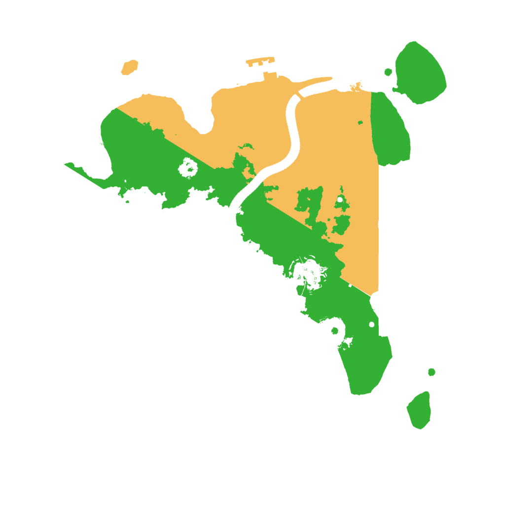 Biome Rust Map: Procedural Map, Size: 2700, Seed: 1770120090