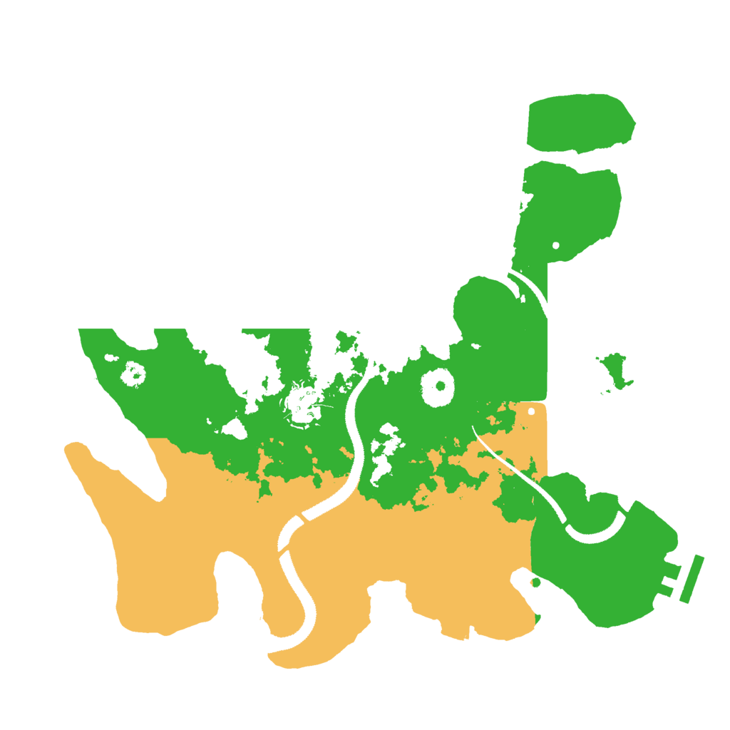 Biome Rust Map: Procedural Map, Size: 3000, Seed: 9087562