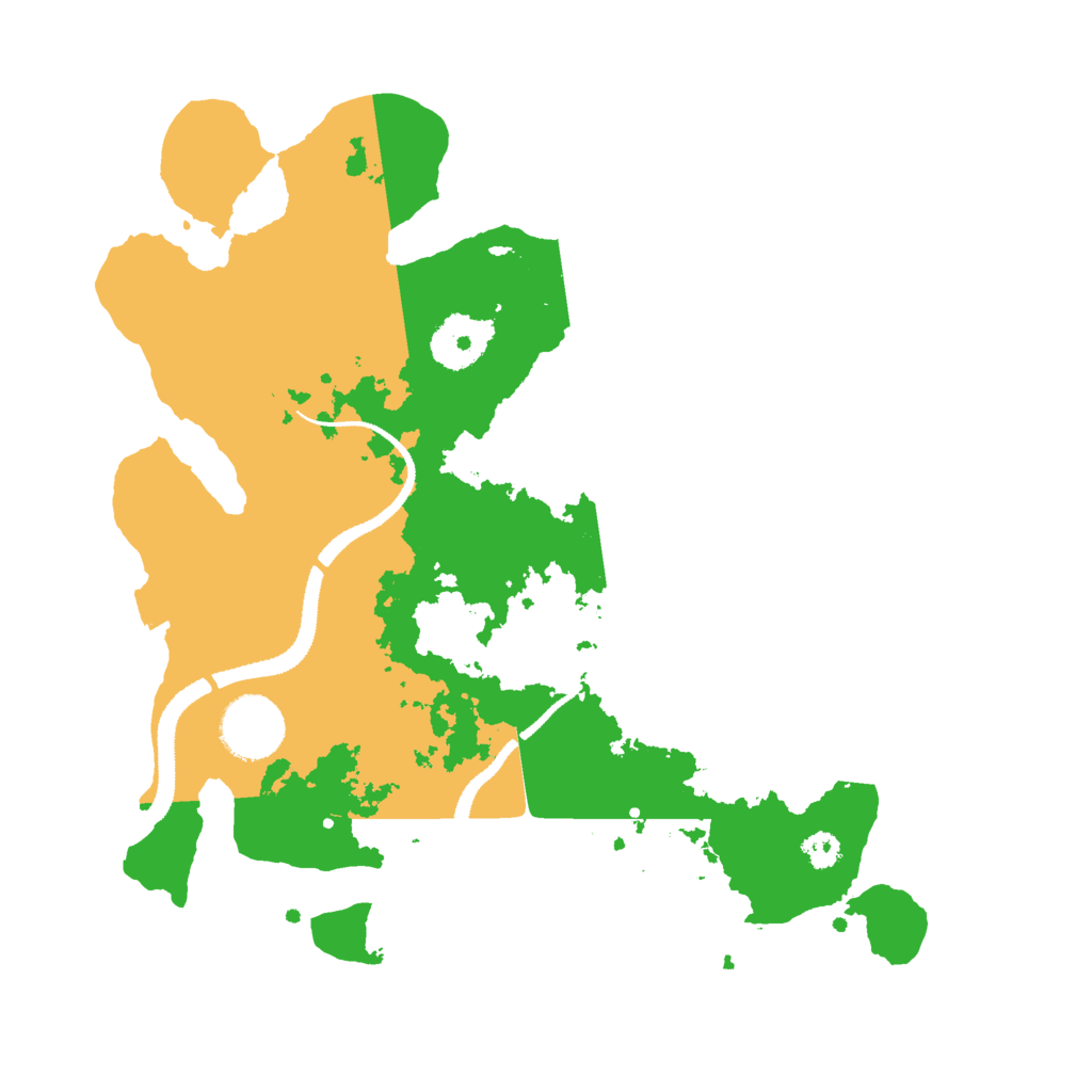 Biome Rust Map: Procedural Map, Size: 3000, Seed: 82112