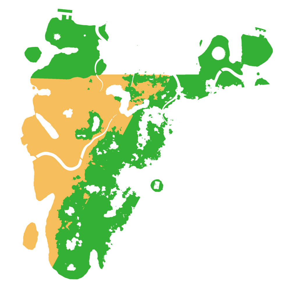Biome Rust Map: Procedural Map, Size: 4120, Seed: 68051