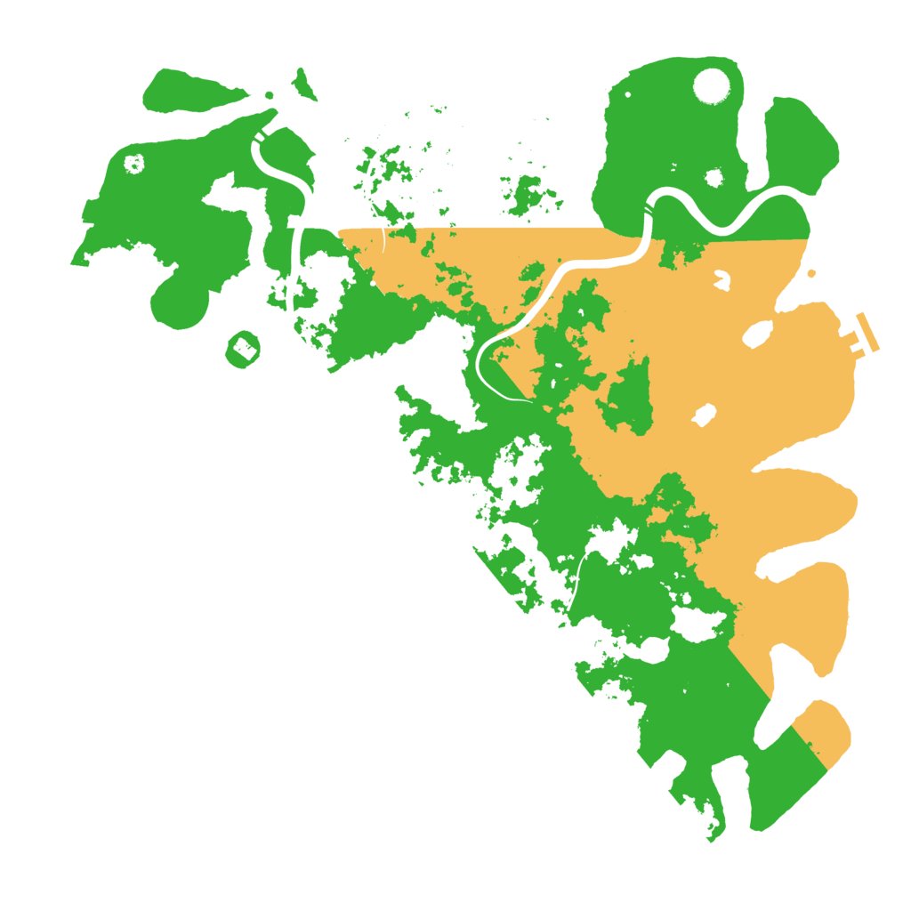 Biome Rust Map: Procedural Map, Size: 4500, Seed: 76512001