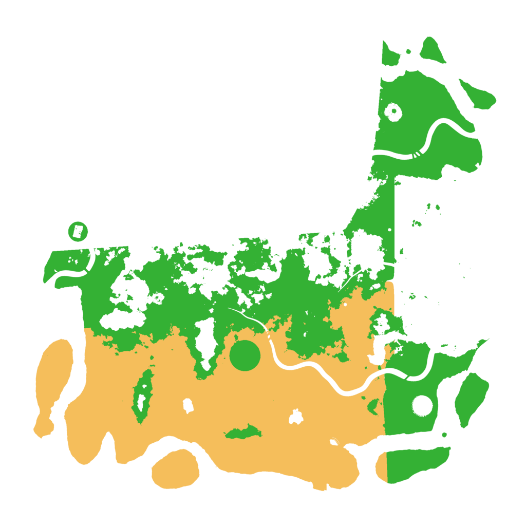 Biome Rust Map: Procedural Map, Size: 4500, Seed: 780843168