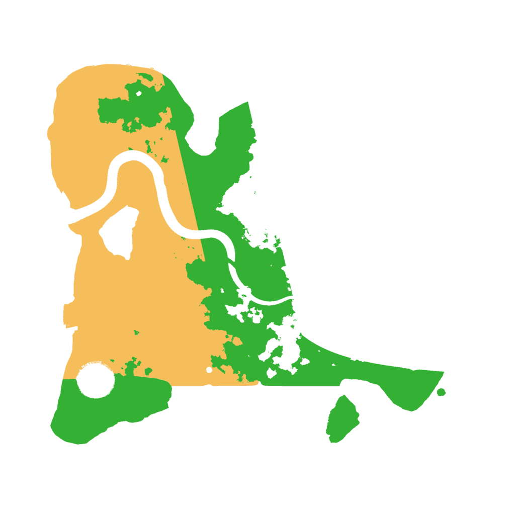 Biome Rust Map: Procedural Map, Size: 2500, Seed: 1858752931