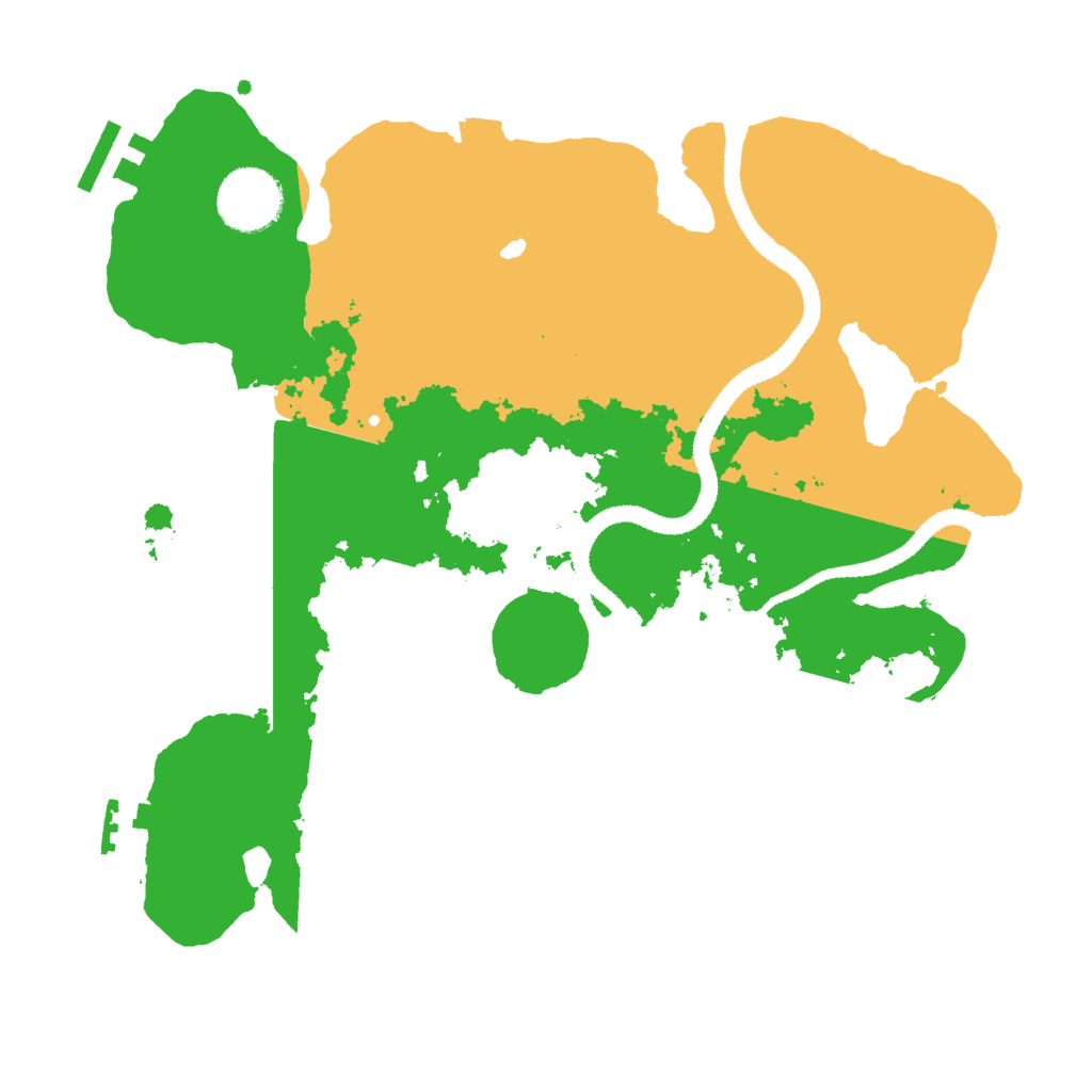 Biome Rust Map: Procedural Map, Size: 3000, Seed: 793305345