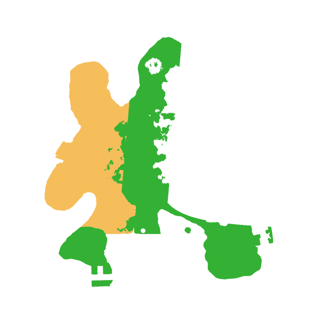 Biome Rust Map: Procedural Map, Size: 2000, Seed: 2764071