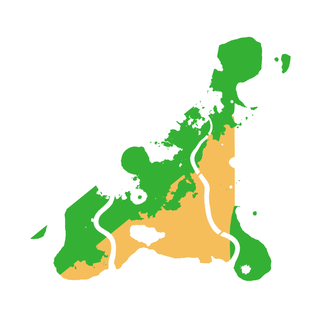 Biome Rust Map: Procedural Map, Size: 3000, Seed: 5466