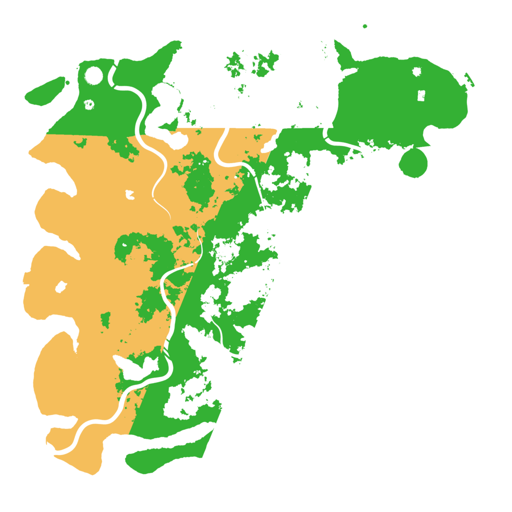 Biome Rust Map: Procedural Map, Size: 5000, Seed: 2015108834