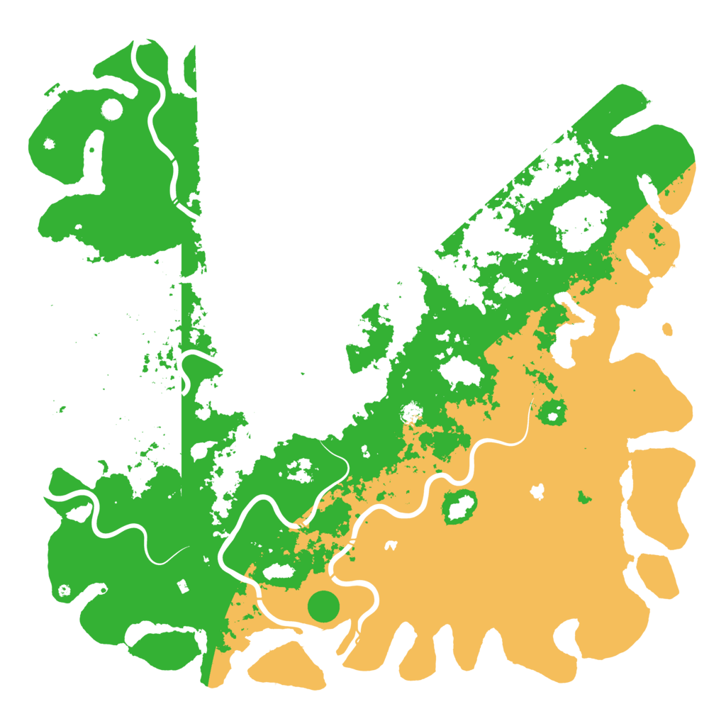 Biome Rust Map: Procedural Map, Size: 6000, Seed: 1314369055