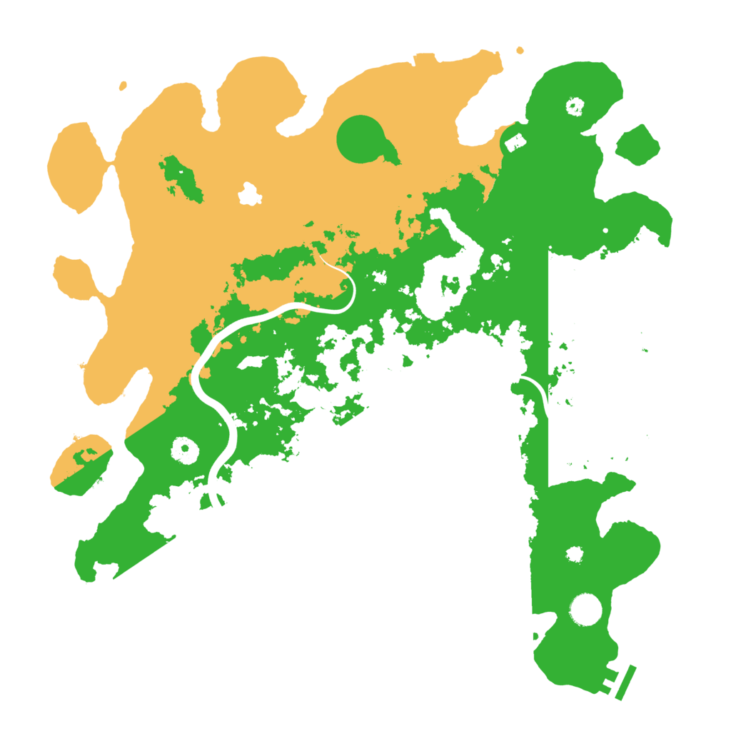 Biome Rust Map: Procedural Map, Size: 4000, Seed: 2123412058