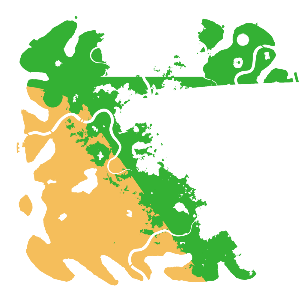 Biome Rust Map: Procedural Map, Size: 4500, Seed: 152643052