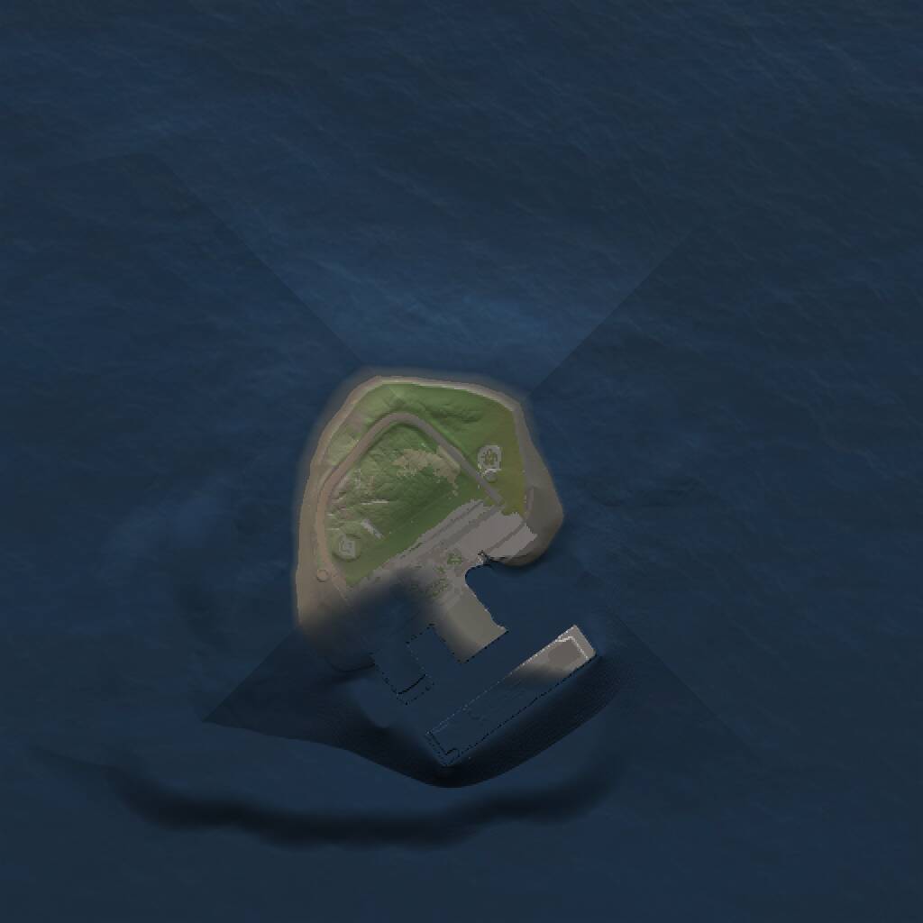 Rust Map: Procedural Map, Size: 1000, Seed: 1348430991, 2 Monuments