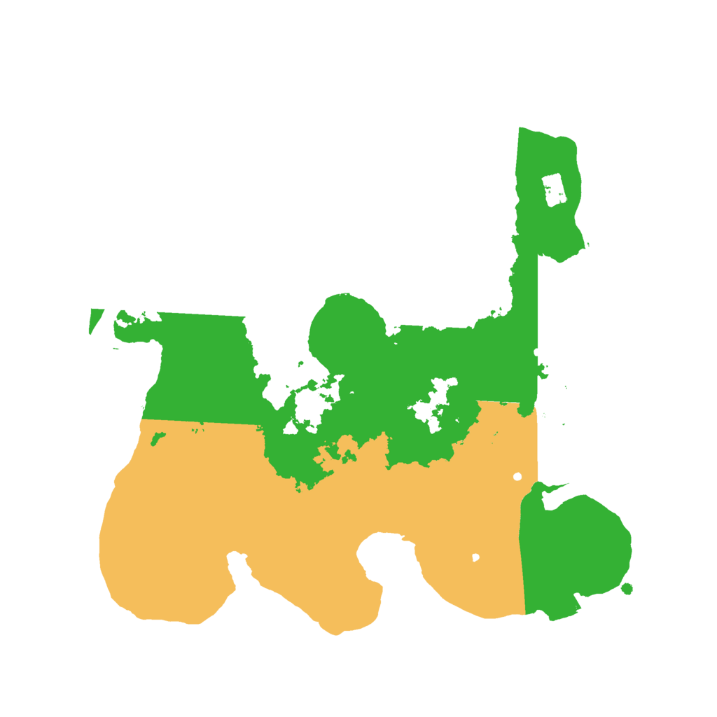 Biome Rust Map: Procedural Map, Size: 2500, Seed: 1468913737