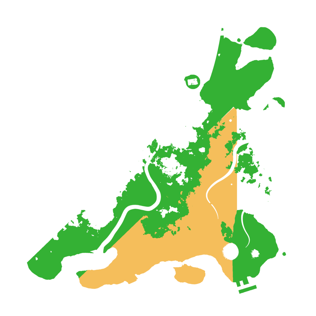 Biome Rust Map: Procedural Map, Size: 3500, Seed: 1789173739