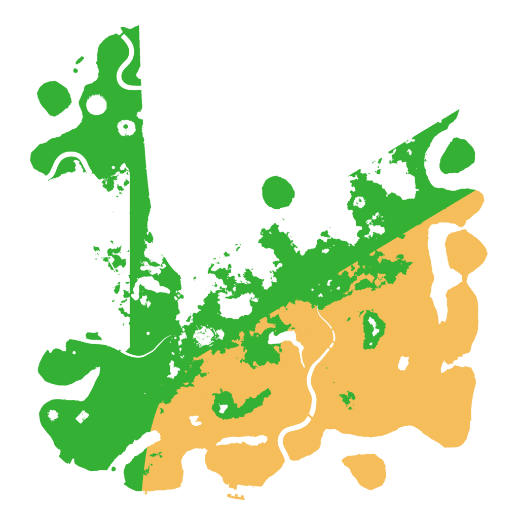 Biome Rust Map: Procedural Map, Size: 4500, Seed: 647463