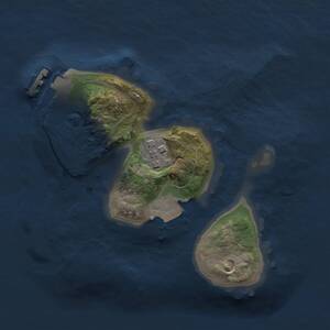 Thumbnail Rust Map: Procedural Map, Size: 1700, Seed: 392724655, 3 Monuments