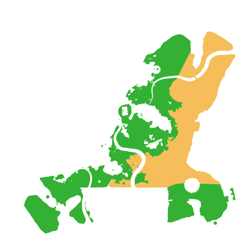 Biome Rust Map: Procedural Map, Size: 3000, Seed: 68249