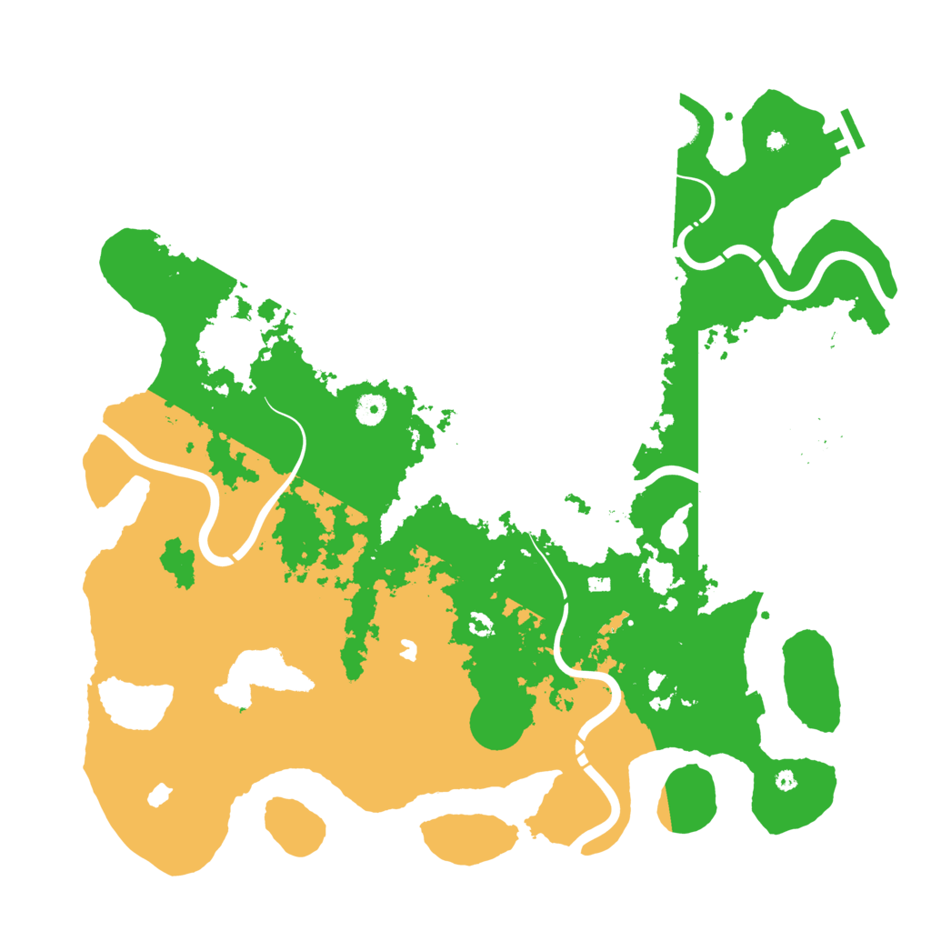 Biome Rust Map: Procedural Map, Size: 4500, Seed: 512914280