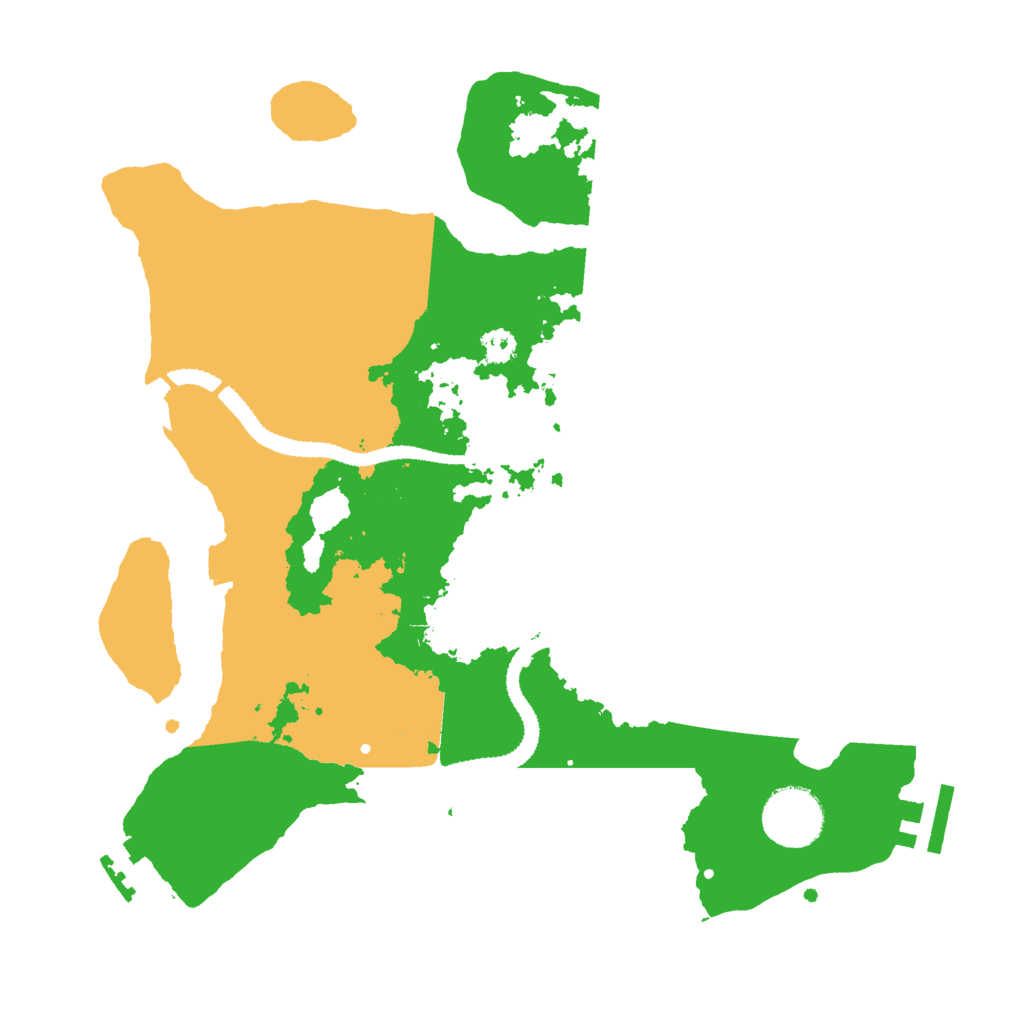 Biome Rust Map: Procedural Map, Size: 3000, Seed: 68142