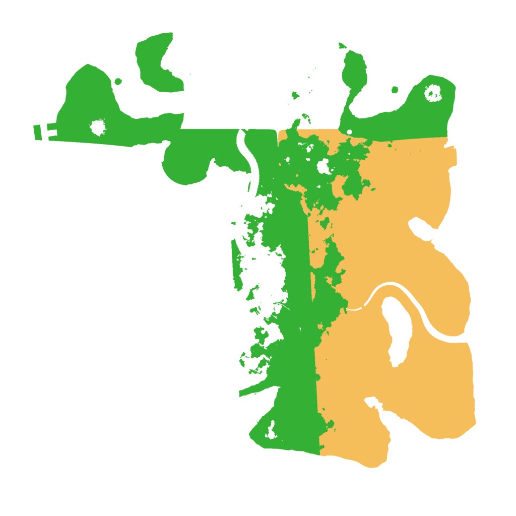 Biome Rust Map: Procedural Map, Size: 3000, Seed: 9653