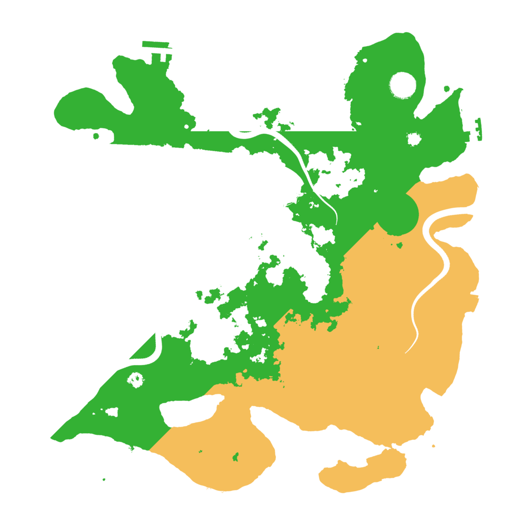 Biome Rust Map: Procedural Map, Size: 3500, Seed: 1413811669