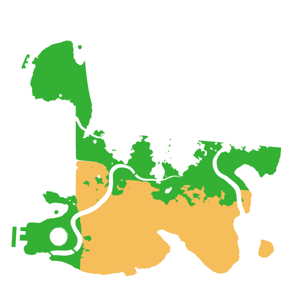 Biome Rust Map: Procedural Map, Size: 3000, Seed: 26075463