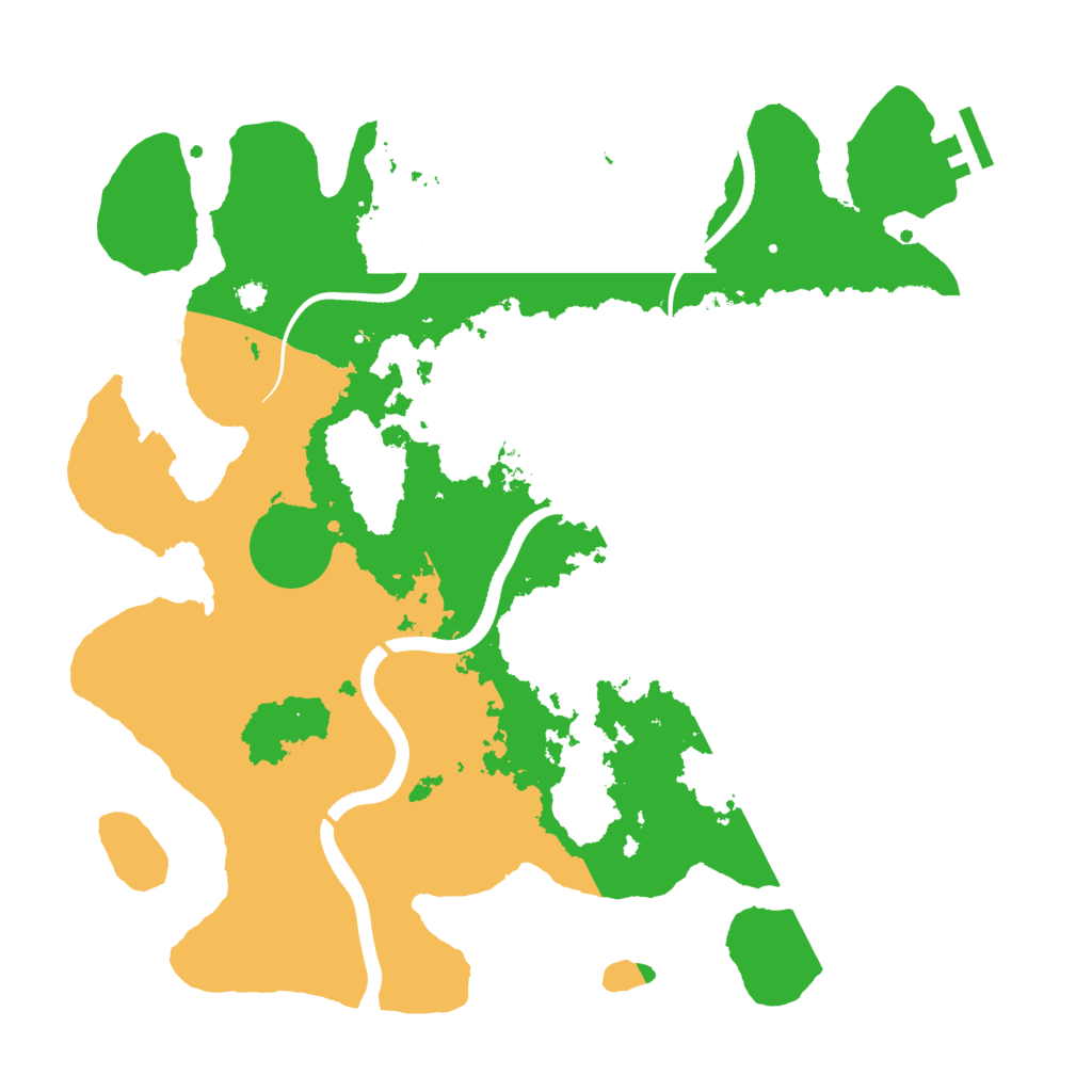 Biome Rust Map: Procedural Map, Size: 3500, Seed: 1505456018