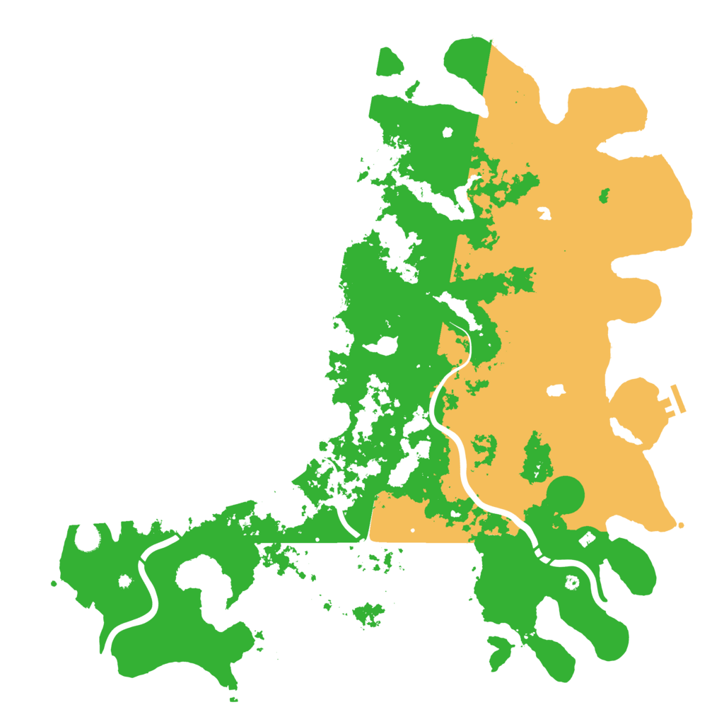 Biome Rust Map: Procedural Map, Size: 5000, Seed: 1400756388