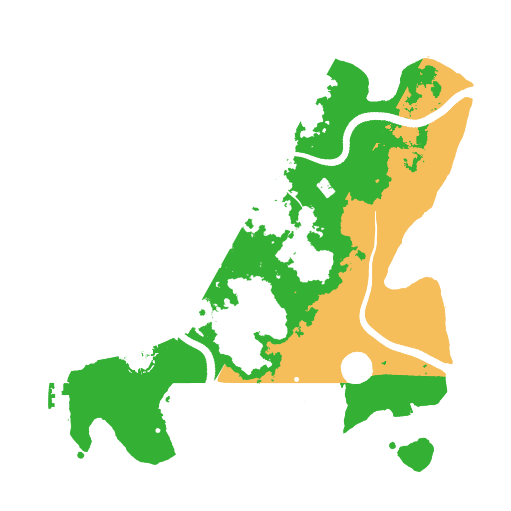 Biome Rust Map: Procedural Map, Size: 3000, Seed: 84646