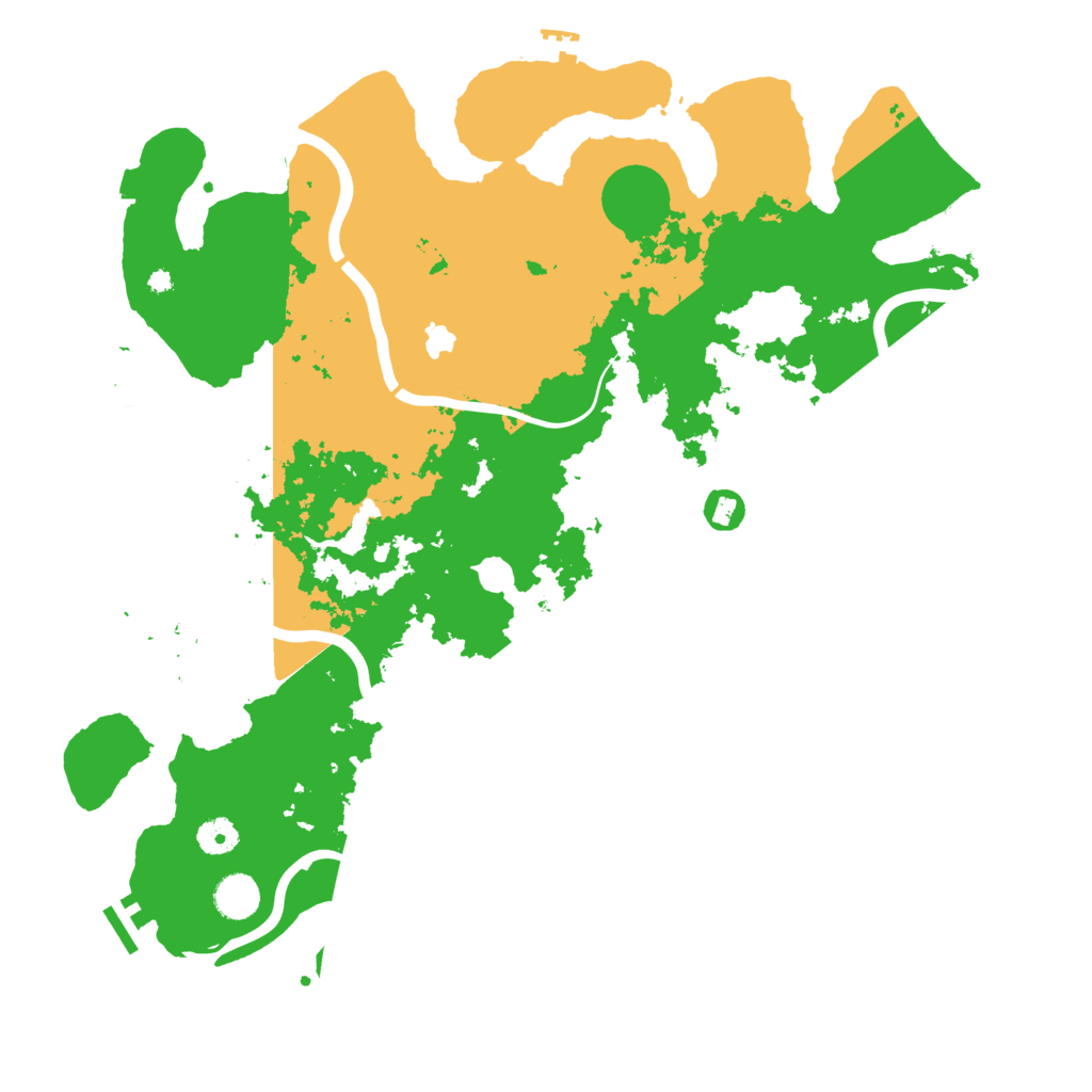 Biome Rust Map: Procedural Map, Size: 4250, Seed: 257695126