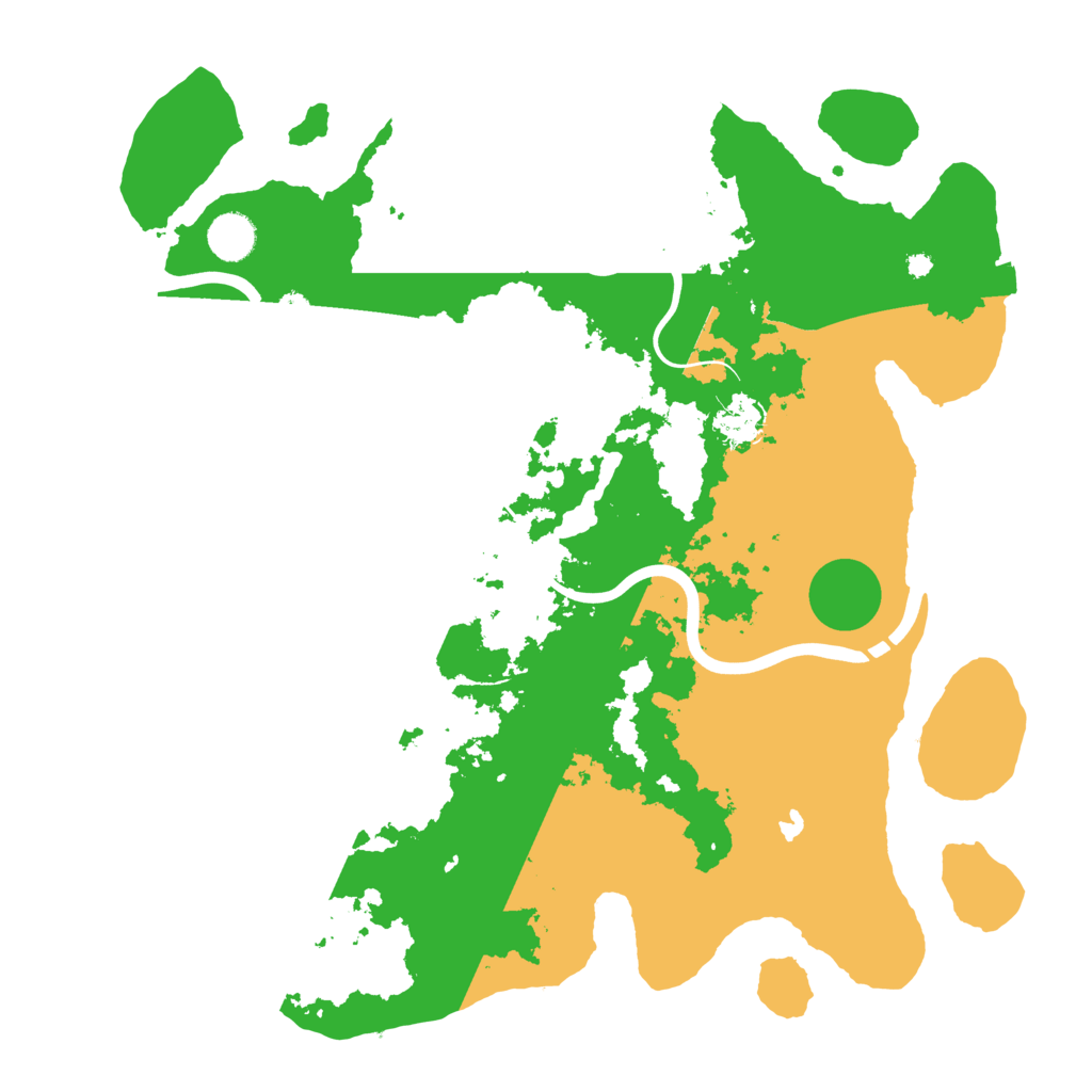 Biome Rust Map: Procedural Map, Size: 4000, Seed: 1952178100