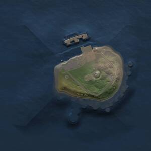 Thumbnail Rust Map: Procedural Map, Size: 1000, Seed: 1442845660, 2 Monuments