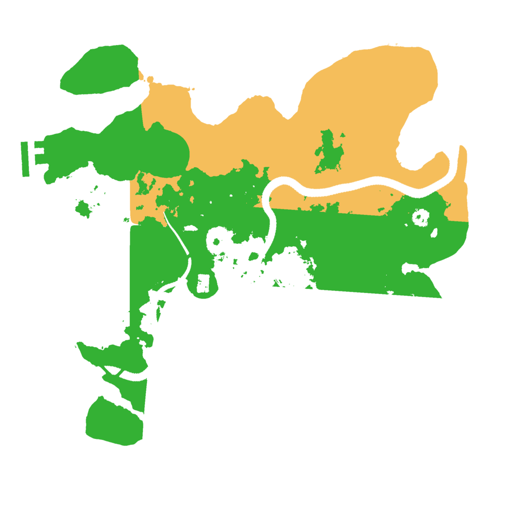 Biome Rust Map: Procedural Map, Size: 3000, Seed: 75137