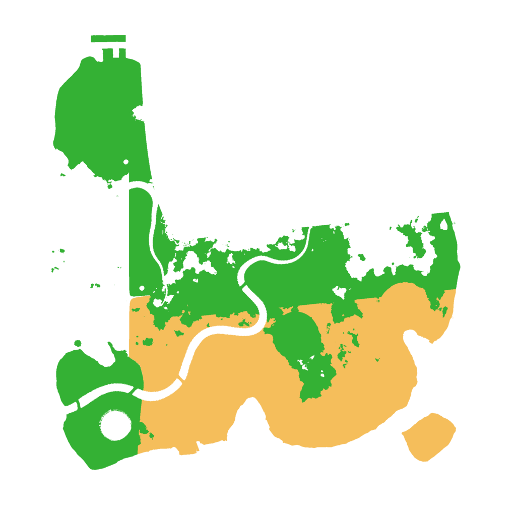 Biome Rust Map: Procedural Map, Size: 3000, Seed: 3647251