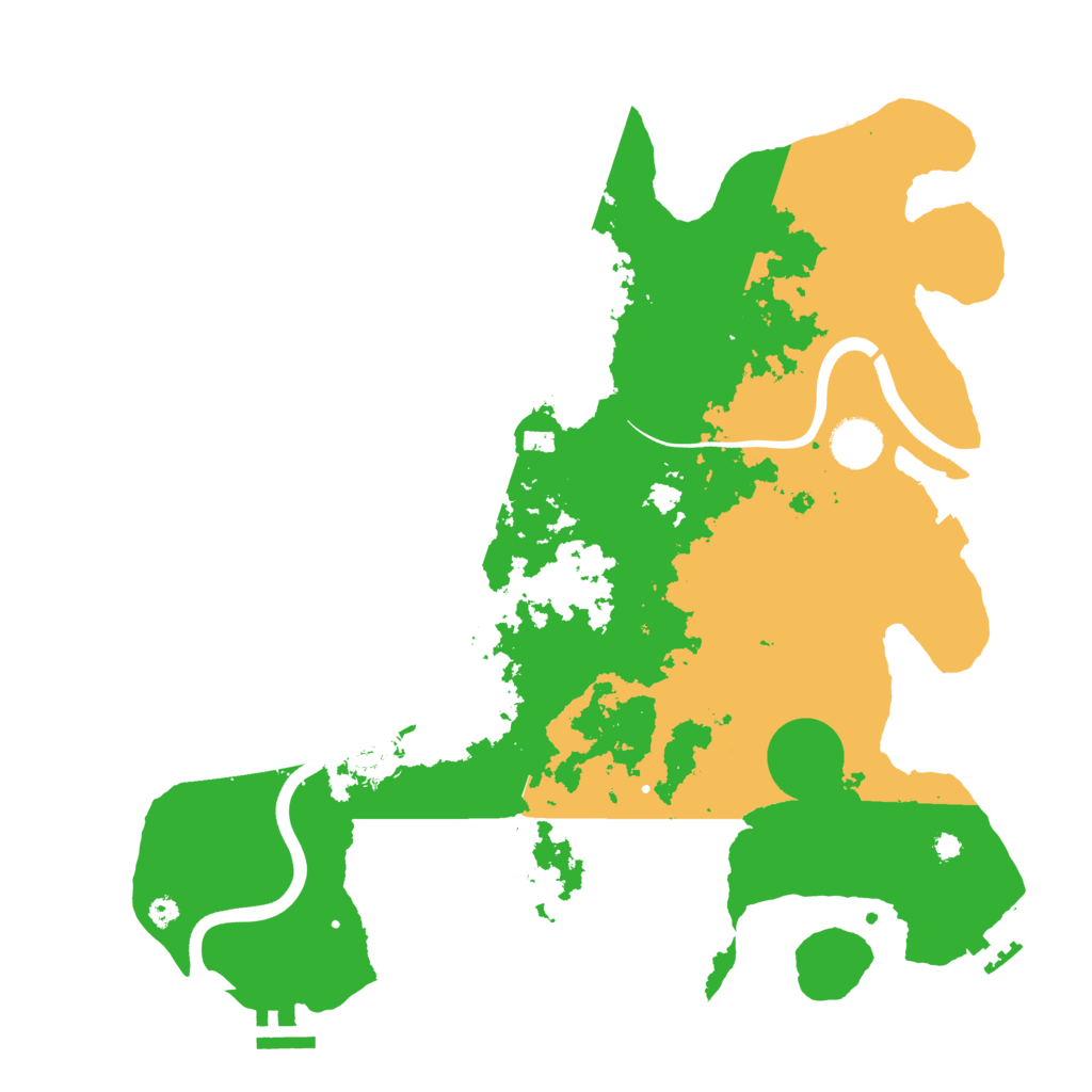 Biome Rust Map: Procedural Map, Size: 3750, Seed: 767875185