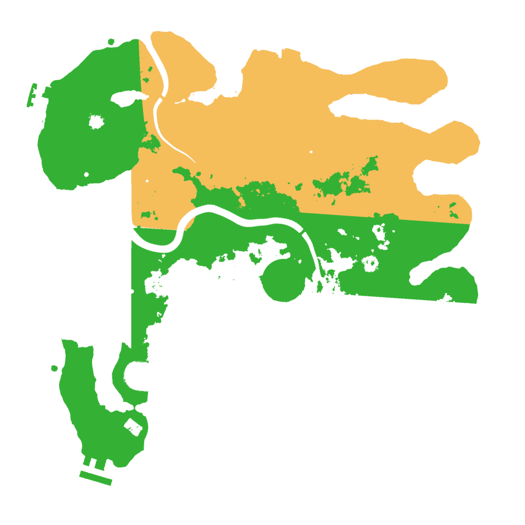 Biome Rust Map: Procedural Map, Size: 3237, Seed: 412988777