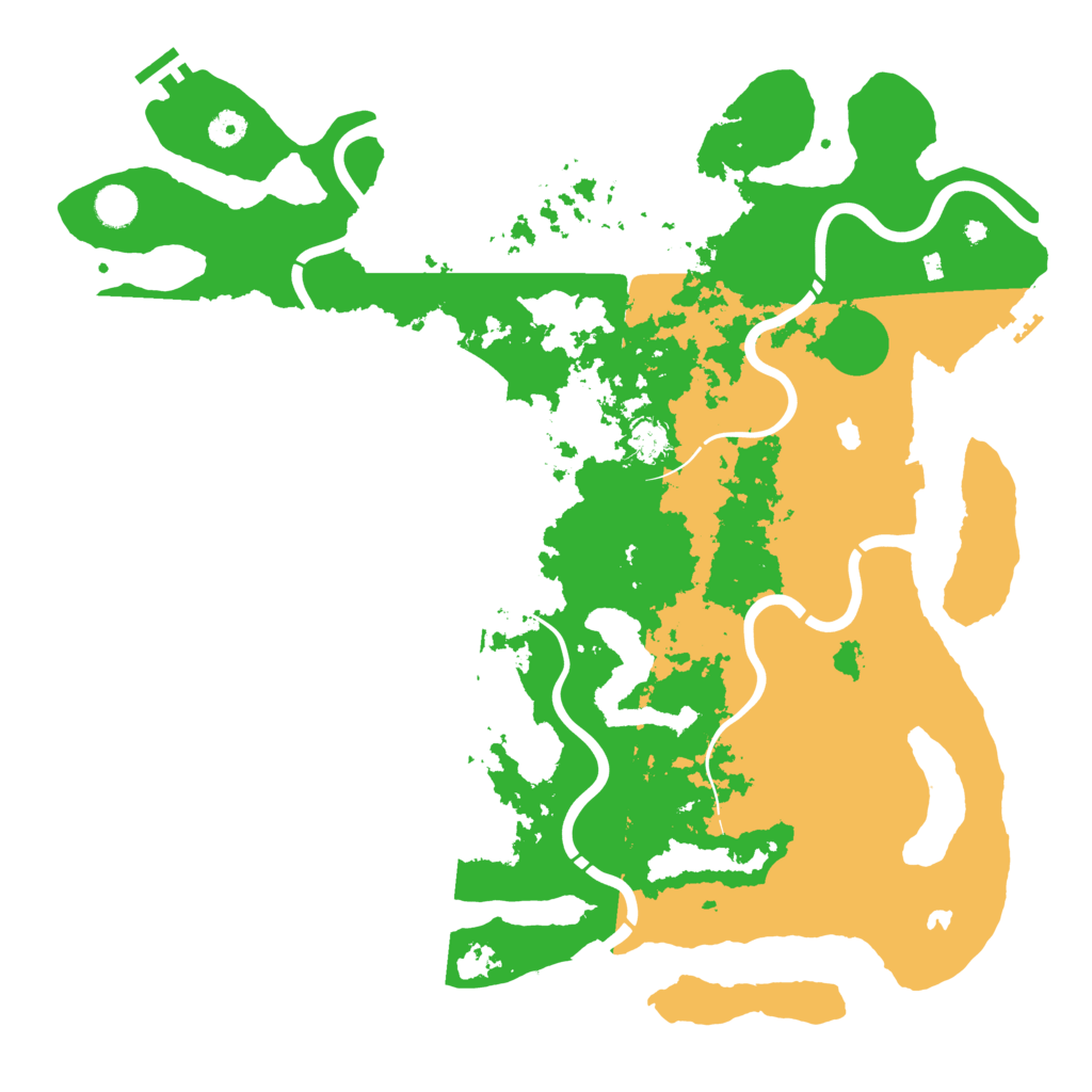 Biome Rust Map: Procedural Map, Size: 4500, Seed: 683382644