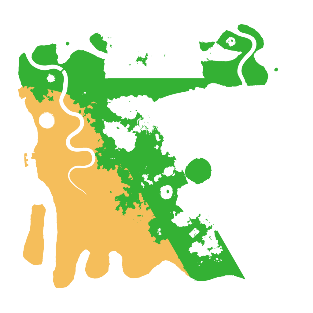 Biome Rust Map: Procedural Map, Size: 3500, Seed: 1865102855