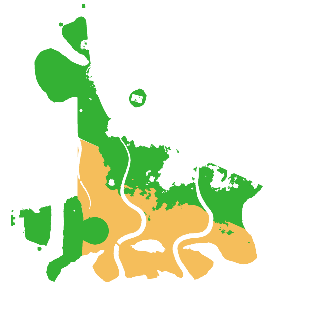 Biome Rust Map: Procedural Map, Size: 3000, Seed: 69355